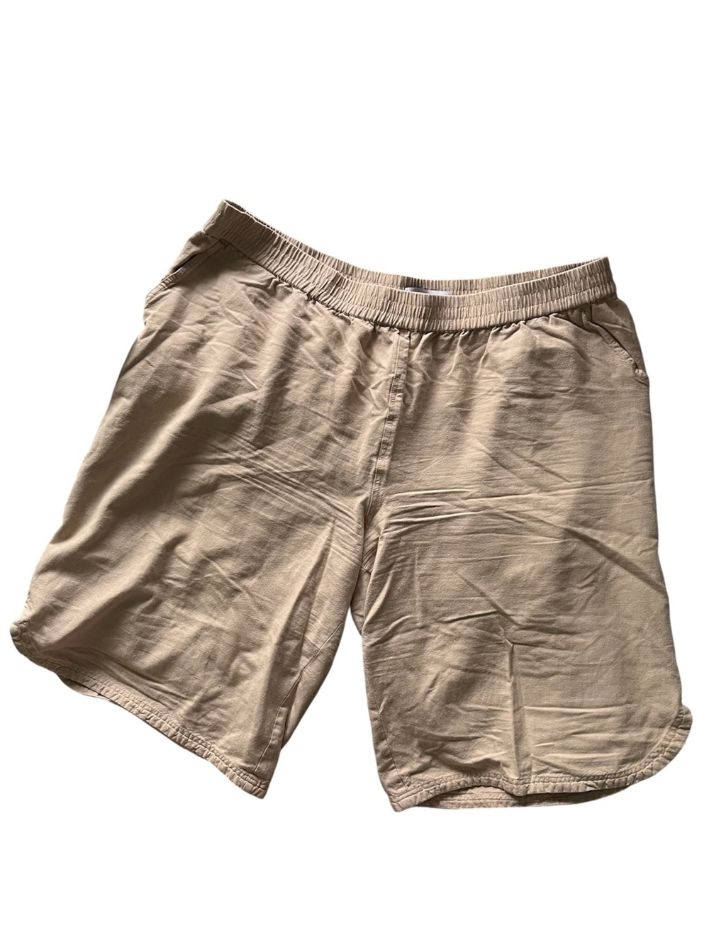 Vero Moda Beige Linen Blend Shorts